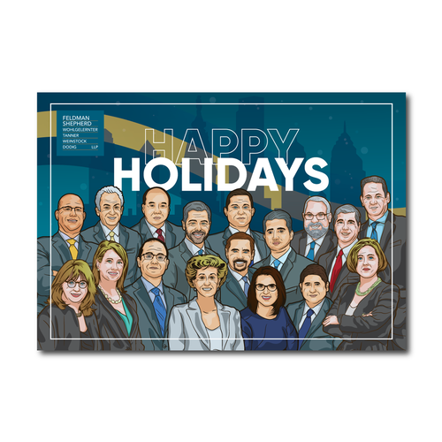 Modern Holiday Card Contest Design by Kelly Moreno