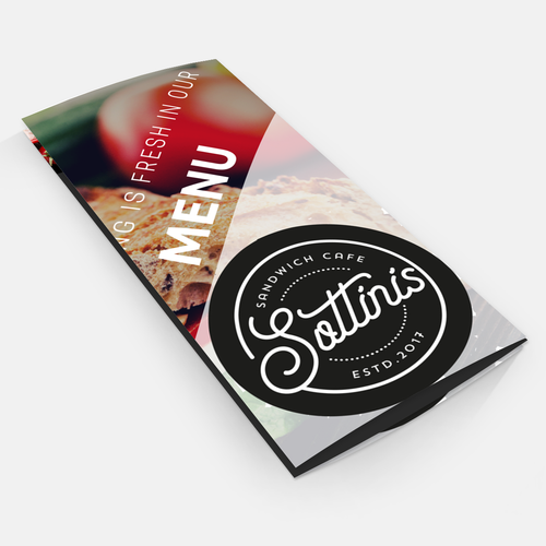 SANDWICH CAFE MENU Design von ExxaDesign