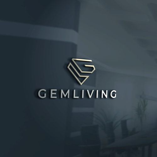 Geometrical, minimalist, modern brand design for Gem Living Design by m.alvn™