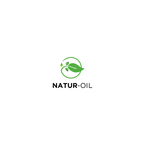 Logo representing bio based oil products. Design réalisé par Matthelm