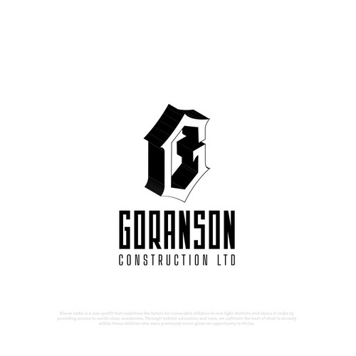 New company logo for booming excavation company. Design by Nana445