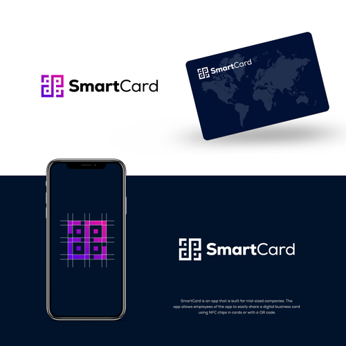 Logo & Branding for New Digital Business Card App Design by Mr.Bug™