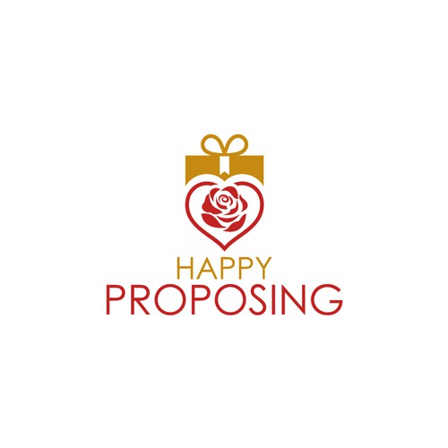 Design a romantic logo that appeals to men for a company that helps plan marriage proposals Design by ✅ LOGO OF GOD ™️