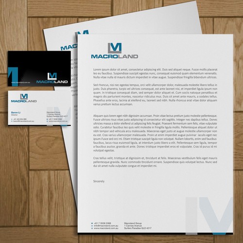 Design di Create a nice business card and letterhead to develop sophisticated brand image for the Property development company di just_Spike™