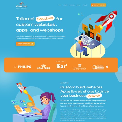 New website for software development company Design by Jasmin_A (AMPLE)