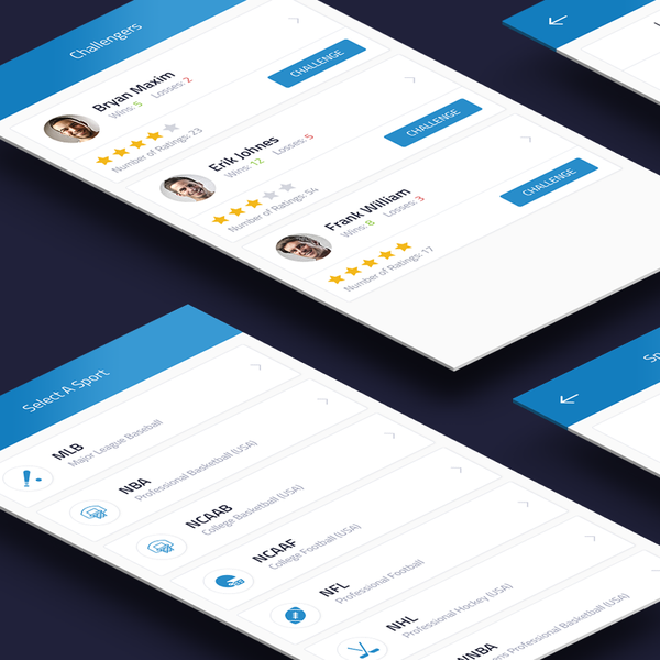 App Design for Sports Betting