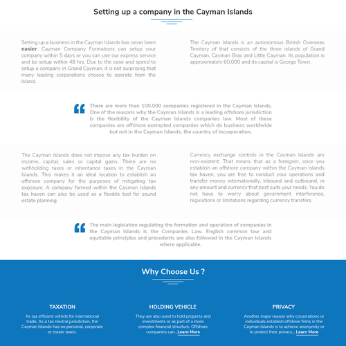 Web page design contest entry by Quad-B