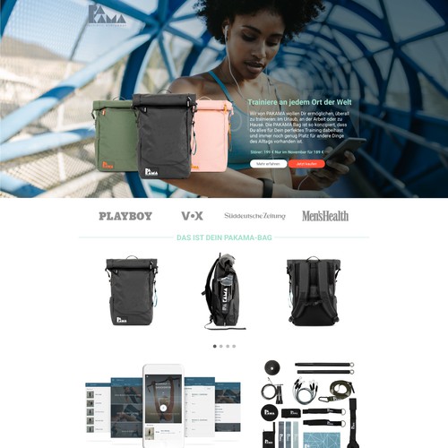 Landing page design contest entry by Antonio Castello ⚡️