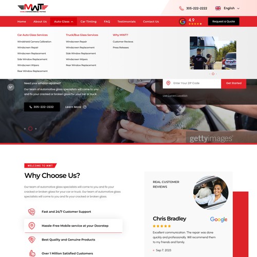 Design a clean and modern service based website home page Design by UXFirst™