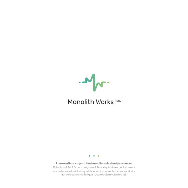 Design by floriss titled "Logo | Monolith Works Inc."