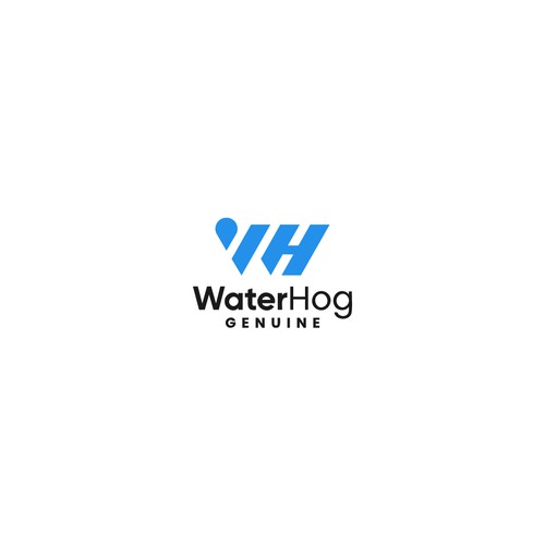 WaterHog Logo Design by _barna