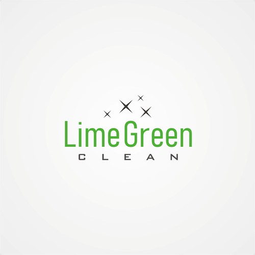 Lime Green Clean Logo and Branding Design by lines & circles