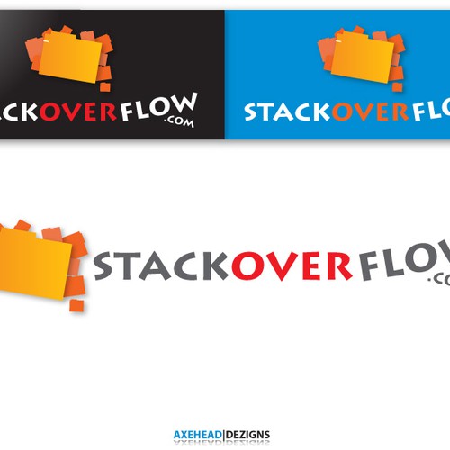 logo for stackoverflow.com Design by axehead