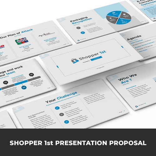 Powerpoint template contest for our new company launch Design by SlideFactory