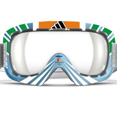 Design adidas goggles for Winter Olympics Diseño de friendlydesign