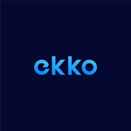 SIMPLE LOGO - ekko Letters then dm after Design by viqisetiadi11