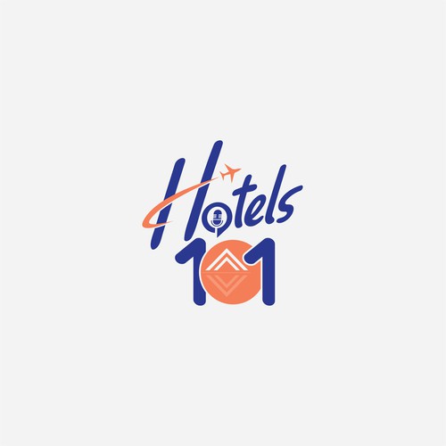 Create a logo for a podcast called - Hotels 101 - incorporate a hotel in the logo Design by i-ali