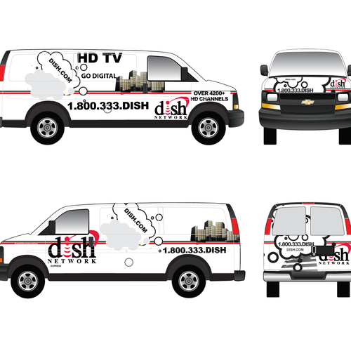 Diseño de V&S 002 ~ REDESIGN THE DISH NETWORK INSTALLATION FLEET de caciocode