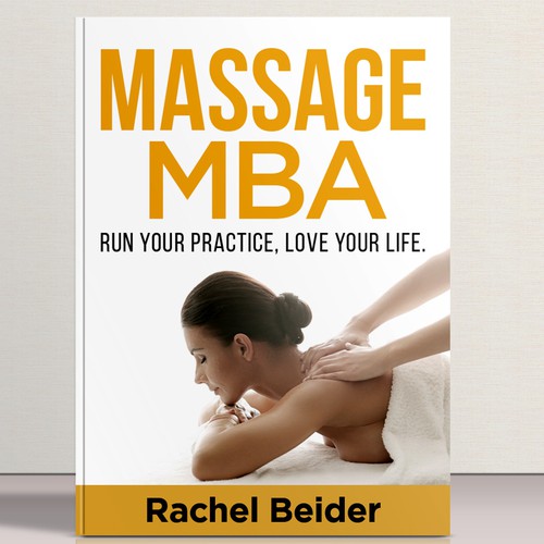 Book cover for a business book about massage therapy. Design by Advento