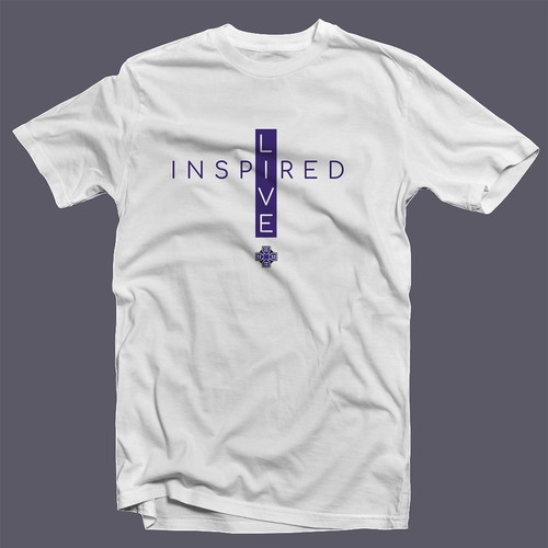 Design a Inspired Living Shirt Design réalisé par Yuni4769