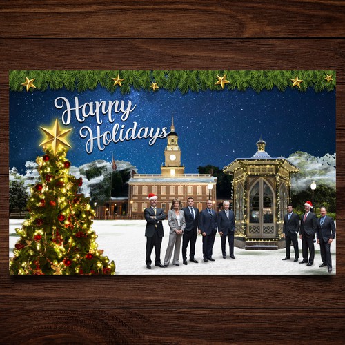 Modern Holiday Card Contest Design by Carlosbcast