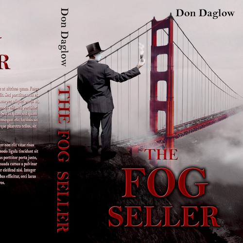 The Fog Seller novel book cover | Book cover contest