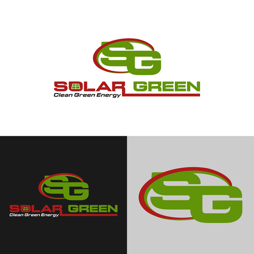 Logo for solar retailer, SolarGreen Design by Logologic™