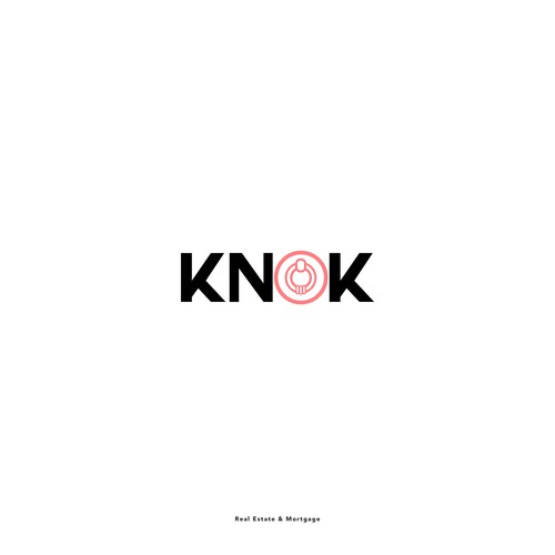 New Social Property Search App Logo NEEDED! Knok Knok Design by JohnBartholomew