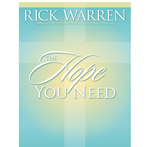 Design Rick Warren's New Book Cover Design por Luckykid