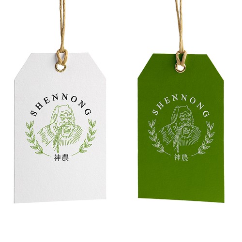 Shennong logo for a new market entry of Asian herbs in EU Design by Glanyl17™