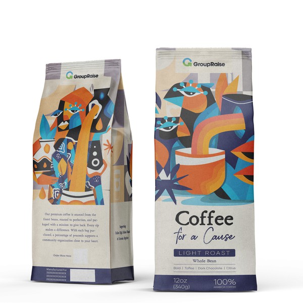 Design by CF_STUDIO titled "Coffee for a cause"