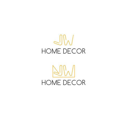 JW Home Decor Logo Design by designgeo