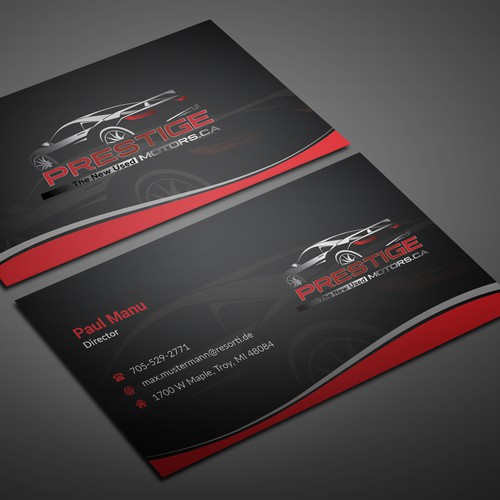 2017 fresh catchy dealership business card | Business card contest