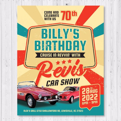 Car Show Flyer Design by Mulyana D-Zign