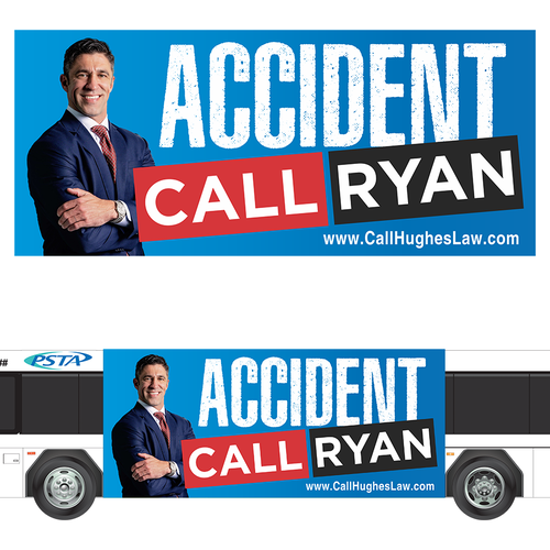 Bus Ad for Lawyer - Need diff styles Design réalisé par TypeF Design