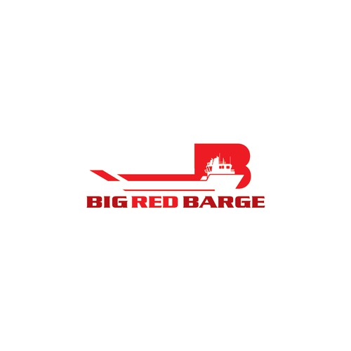 Create the logo for Big Red Barge Company Design by Greycell design