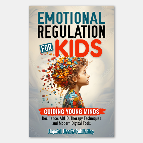 A fresh and powerful book cover design for a book about emotional regulation for kids Design réalisé par Graph Webs