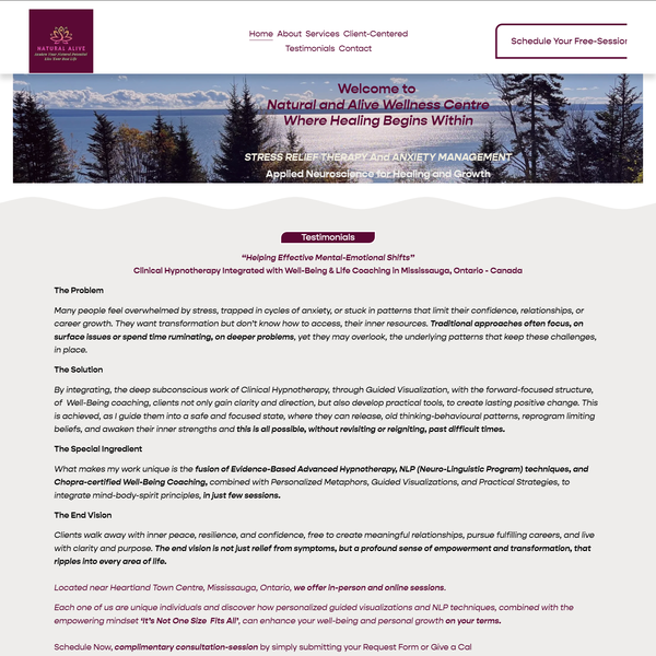 Optimisation of Natural Alive