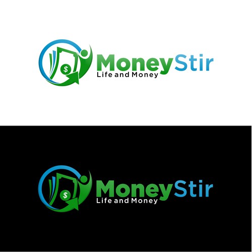 Design personal finance blogger logo for Money Stir Diseño de Ivy Arts