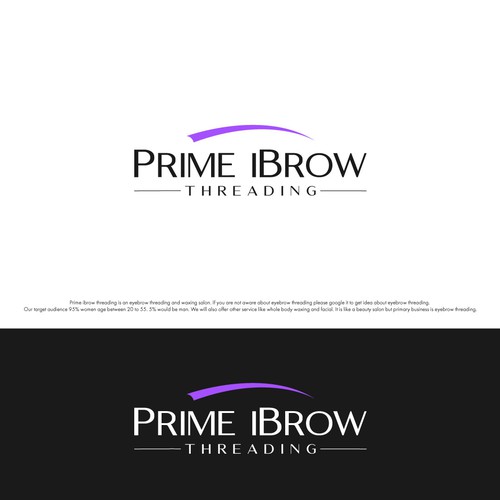 We need Modern, Attractive and Beautiful logo for Eyebrow Threading Salon Design by San Holo