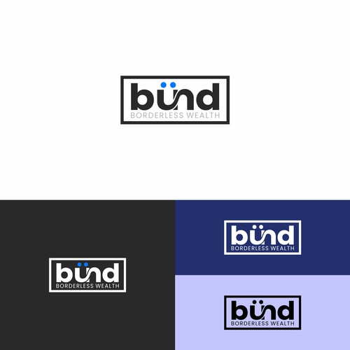 modern minimal logo for Swiss German private bank Design by CANS
