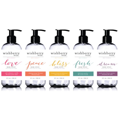 Wishberry & Co - Bath and Body Care Line Design by ABCisMe