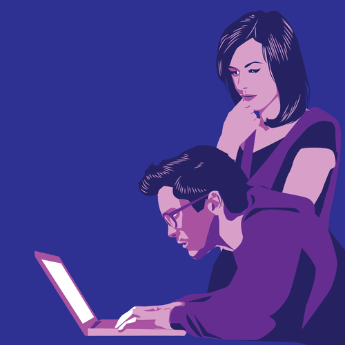 ISO: simple propaganda style vector illustration for new start up! Diseño de enodeer