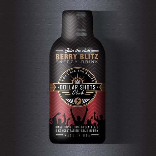 Design di Create an eye-catching energy shot drink bottle design for the relaunch our eCommerce Supplement Shot Co.!! di BRAVO-designs