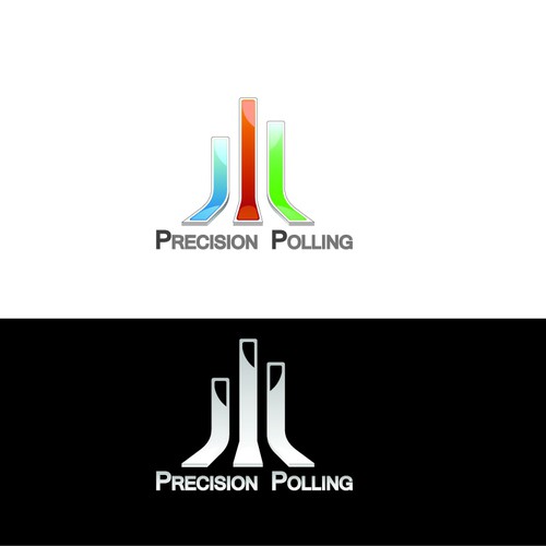 Precision Polling Logo Design Diseño de ArhiDee