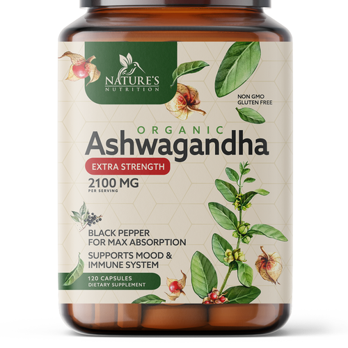 Ashwagandha Design Needed for Nature's Nutrition Design by artiss03