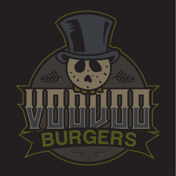 Design by Mondrell titled "VOODOO Burgers"