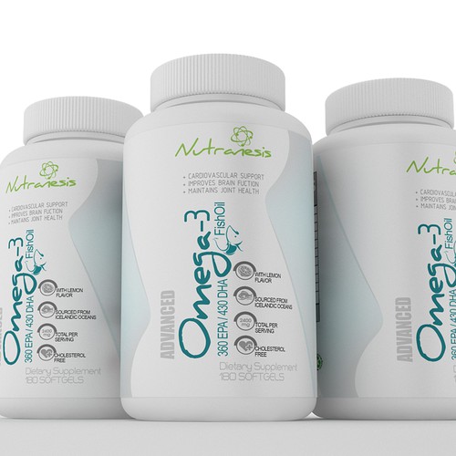 Designs | Create the Product Label for Omega-3 | Product label contest