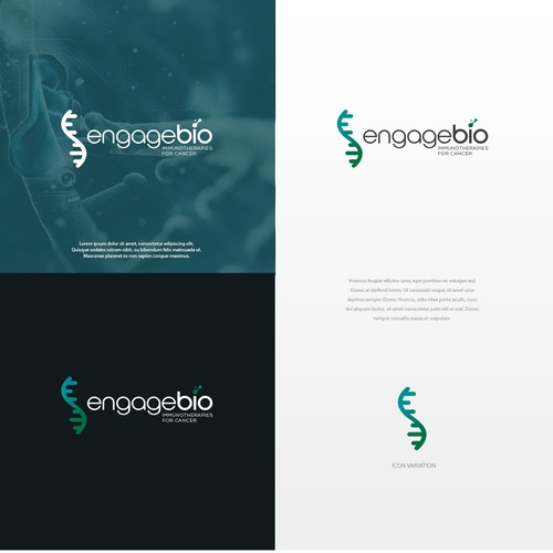 mRNA cancer immunotherapy company logo Design by jn7_85