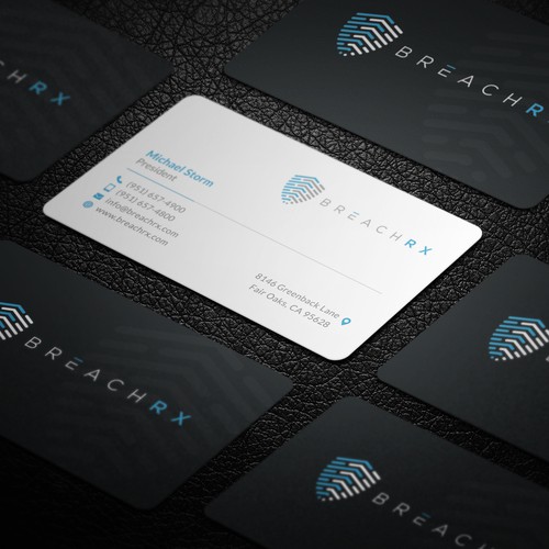 Professional B2B Card for Cyber Security Software Company Design von Galaxiya